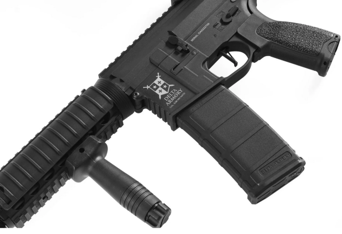 Delta Armory AR15 CQB-R Charlie Black AEG